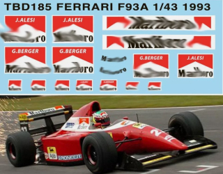 Decals "MARLBORO" - FERRARI F93A F1 1993