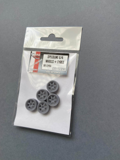 Transkit 1/43 Mf-zone (3D Print) - Speedline 6/4 Wheels + Tyres