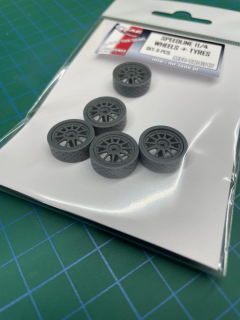 Transkit 1/43 Mf-zone (3D Print) - Speeline Corse 11/4 Wheels + Tyres