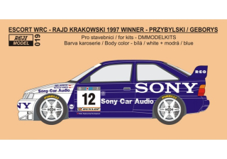 Transkit 1/24 Reji model - Escort WRC – Rajd Krakowski 1997 winner